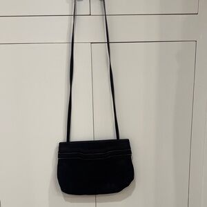 Ferragamo black suede bag